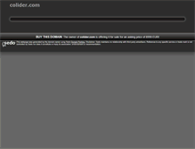 Tablet Screenshot of colider.com